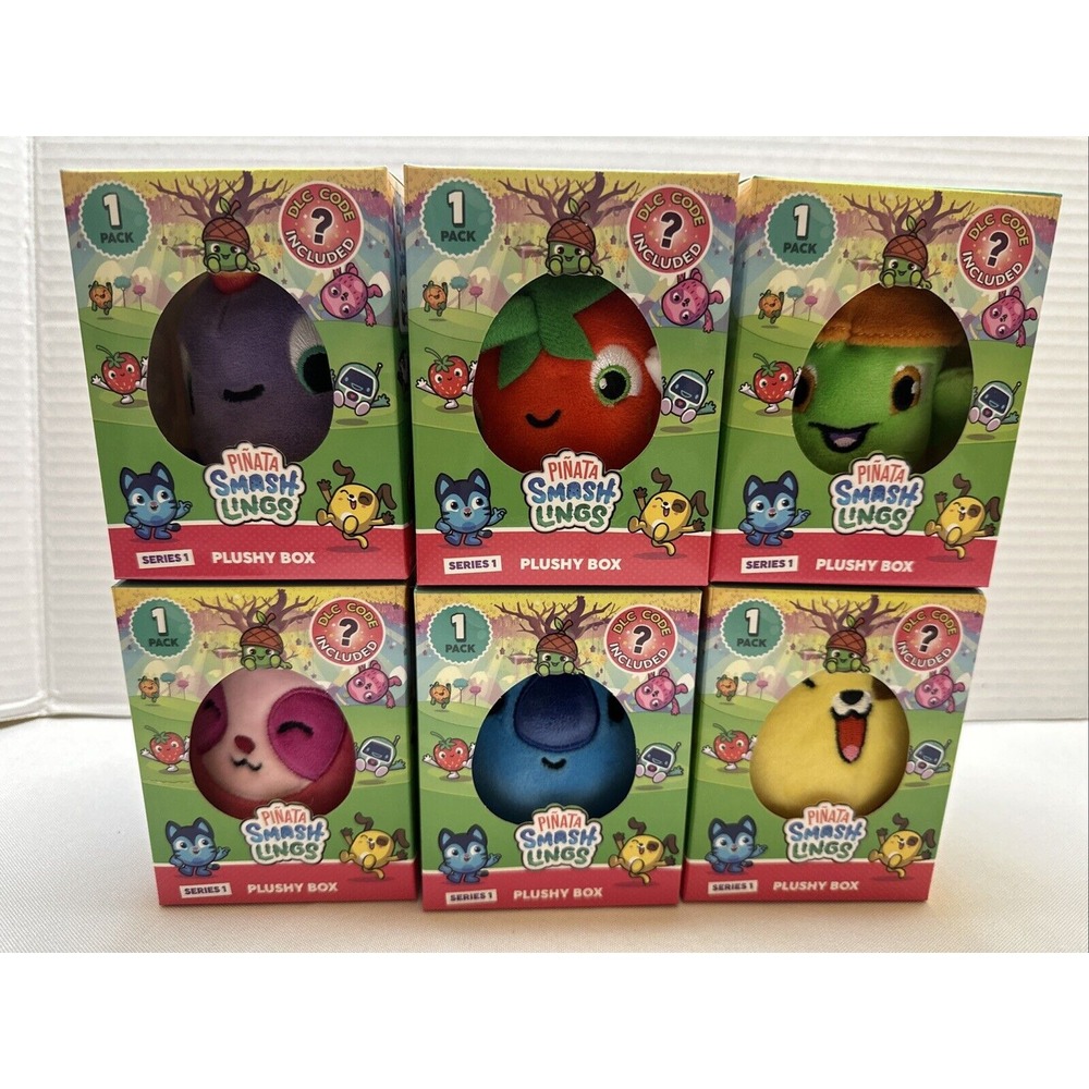 Pinata Smashlings NIB Set of 6 Series 1 Plushy Box,Plush figures‎ by Toikido